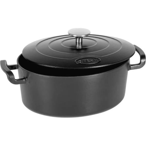 Faitout Fonte SITRAM 4L ovale Noir (711091) Faitout Fonte SITRAM 4L ovale Noir (711091)